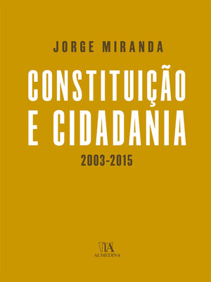 cover image of Constituição e Cidadania--2003-2015